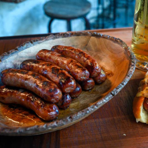 Cooked beers brats