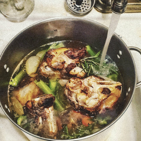 Bison Soup & Stock Bones — 5 lb Mixed Pack (Rock River Bison)