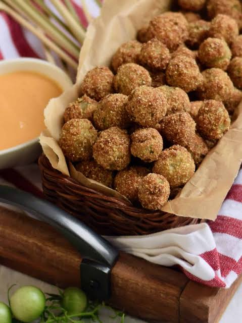 Fried Green Cherry Tomatoes
