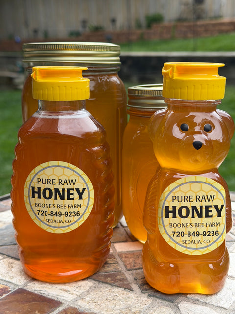 Boone's Bee Farm Raw Clover Honey (Colorado-Local)