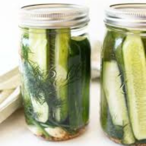 Fresh Cold Packed Garlic Dill Pickles