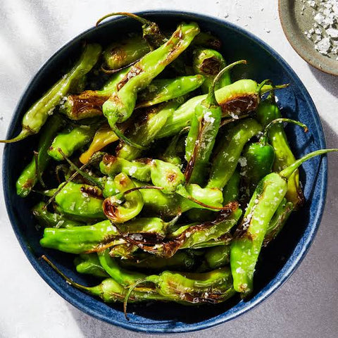 Shishito Peppers (Blistering Peppers, Mostly Mild)